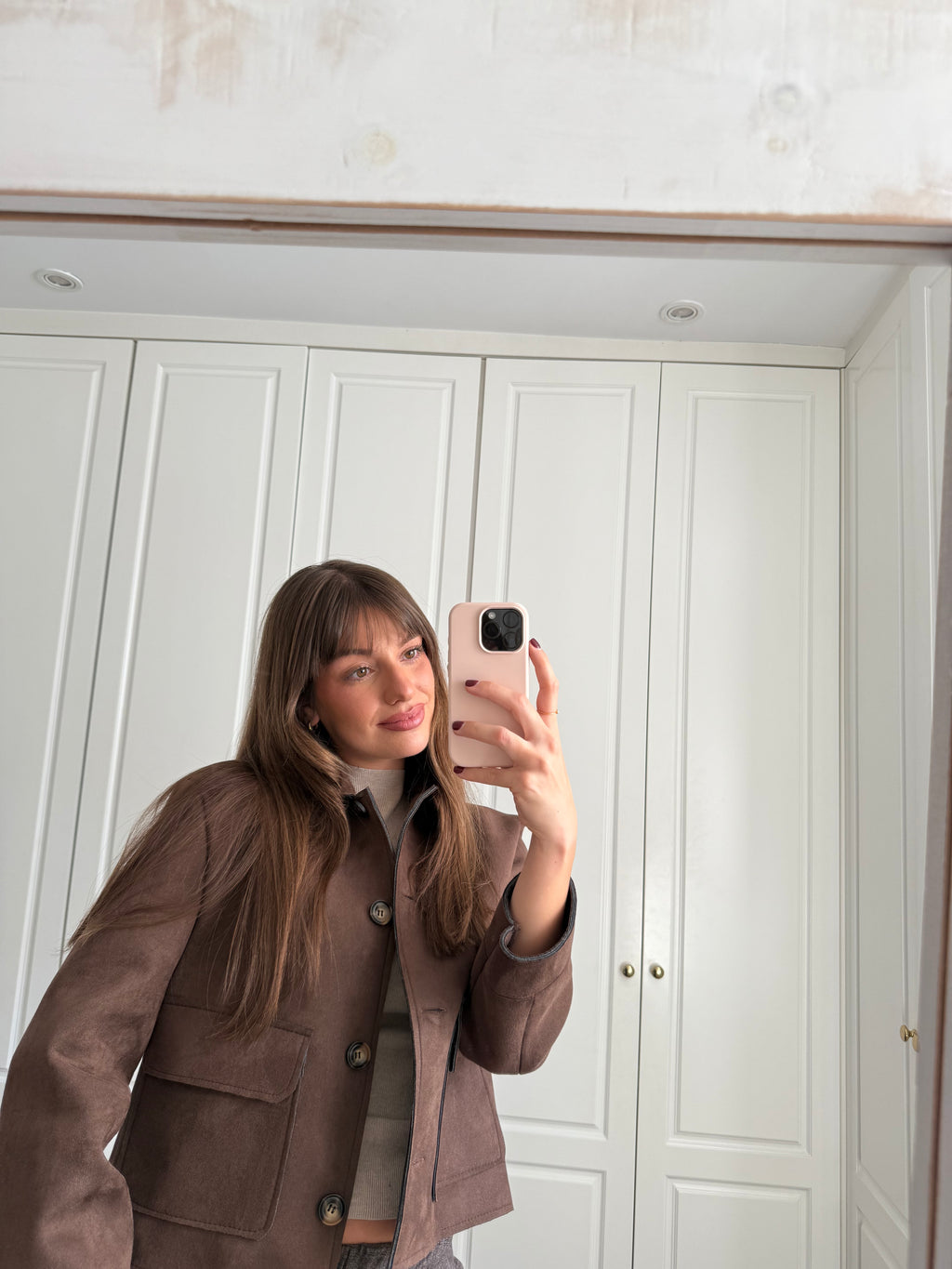 Chaqueta Antelina Marrón